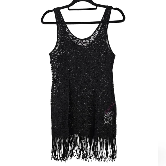 NWT L'agent By Agent Provocateur Karrie Fringe Swimsuit Cover-Up Size M - Picture 7 of 7